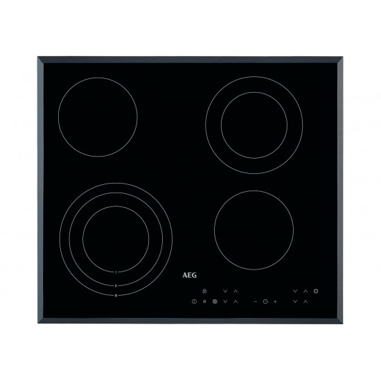 AEG HK634030FB Keramische inbouwkookplaat Zwart AEG HK634030FB Keramische inbouwkookplaat Zwart