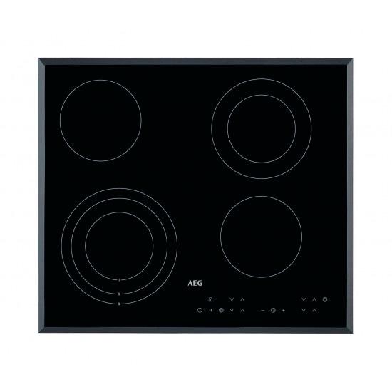 AEG HK634030FB Keramische inbouwkookplaat Zwart