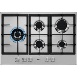 AEG HGB75500SM Gas inbouwkookplaat Rvs