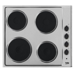 Beko HIGE64100X Elektrische inbouwkookplaat Zilver